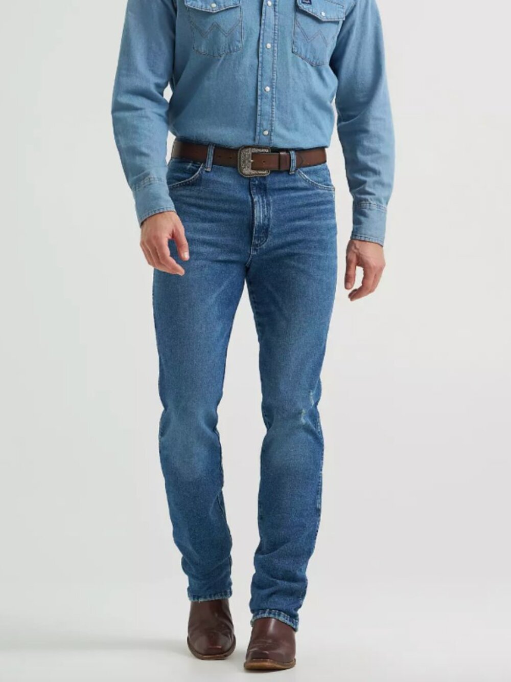 Wrangler Mens Slim Fit Cowboy Cut Jeans